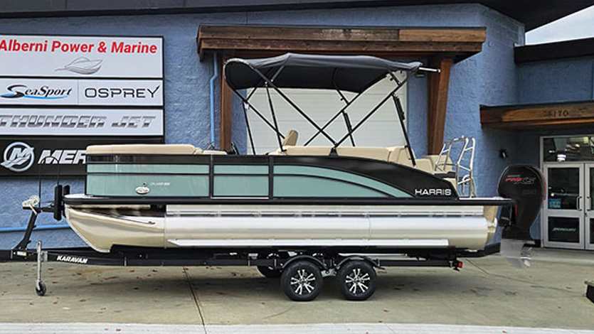 2025 Harris Cruiser 210 CS Sage Green Tritoon For Sale