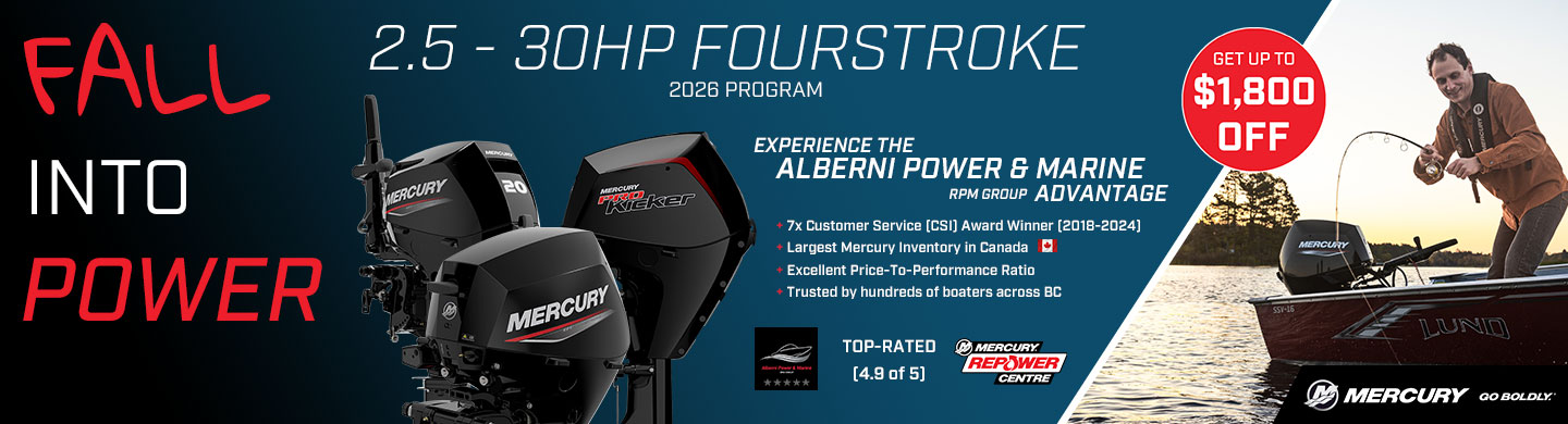 2.5 - 30 hp mercury fourstroke®