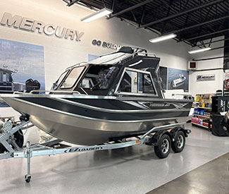 185 Luxor 3/4 Hard Top Gun Metal Gray