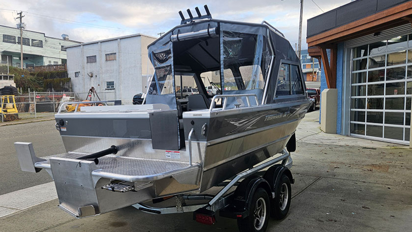 2026 Thunder Jet 185 Luxor 3/4 Hard Top Gun Metal Gray For Sale