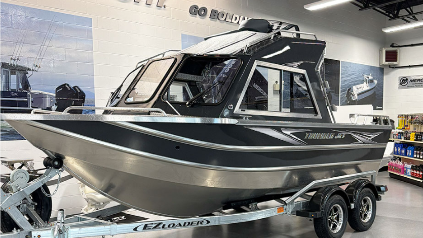 2026 Thunder Jet 185 Luxor 3/4 Hard Top Gun Metal Gray For Sale