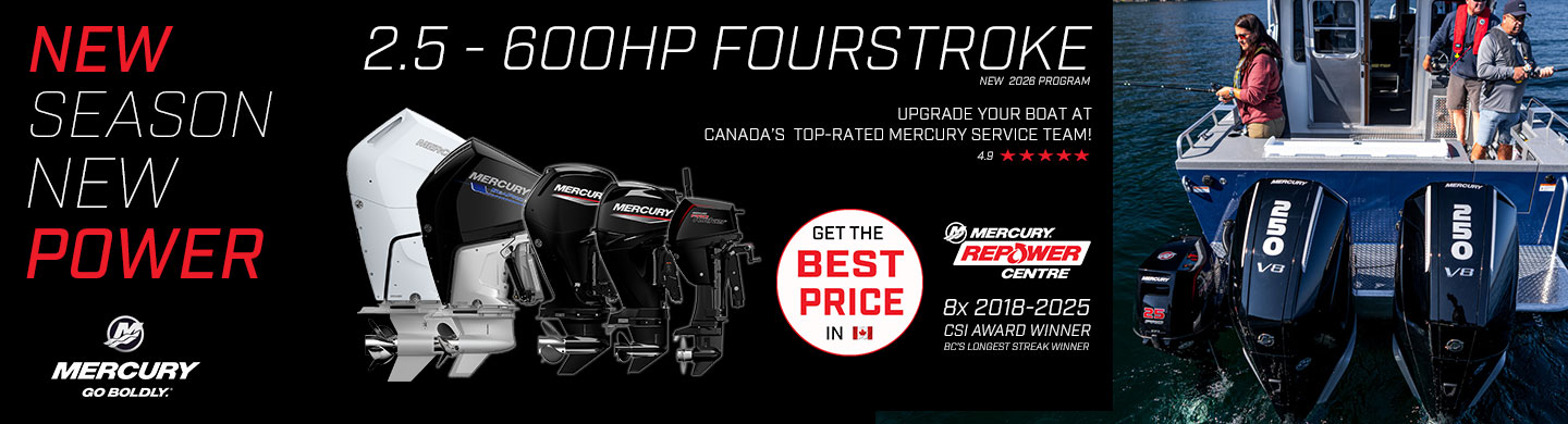 2.5 - 30 hp mercury fourstroke®