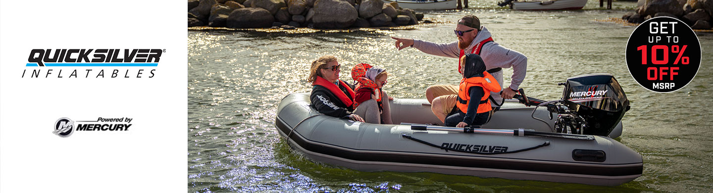 Mercury Quicksilver Inflatable Boats For Sale